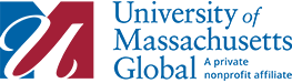 University of Massachusetts Global logo. A private nonprofit affiliate